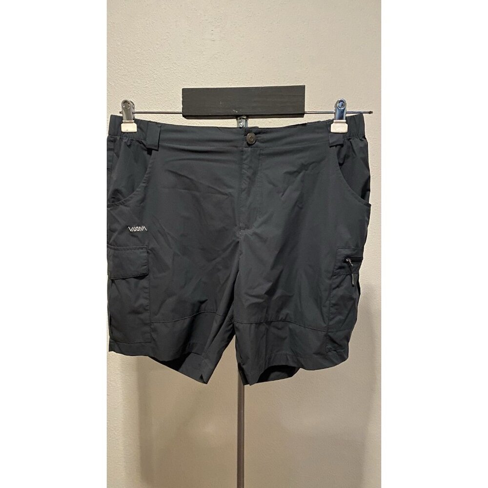 Viddia Mens Size XXL Shorts 38X7.5” Zippered Pockets Elastic Waist Midrise